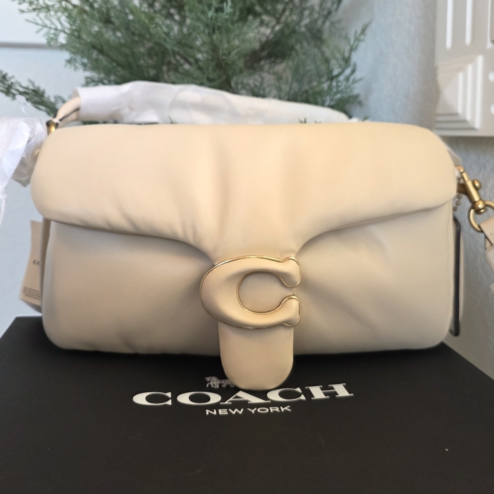 Coach Pillow Tabby Shoulder Bag 26 In B4/IVORY